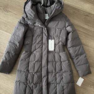 Cole Haan Women's Charcoal Puffer Jacket